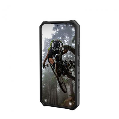 Urban Armor Gear Monarch Kevlar Case - удароустойчив хибриден кейс за Samsung Galaxy S23 (черен-кевлар) 8