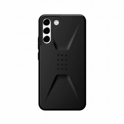Urban Armor Gear Civilian Case - удароустойчив хибриден кейс за Samsung Galaxy S23 Plus (черен) 2