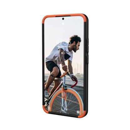 Urban Armor Gear Civilian Case - удароустойчив хибриден кейс за Samsung Galaxy S23 Plus (черен) 7