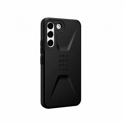 Urban Armor Gear Civilian Case - удароустойчив хибриден кейс за Samsung Galaxy S23 (черен) 3