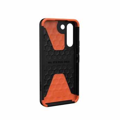 Urban Armor Gear Civilian Case - удароустойчив хибриден кейс за Samsung Galaxy S23 (черен) 6