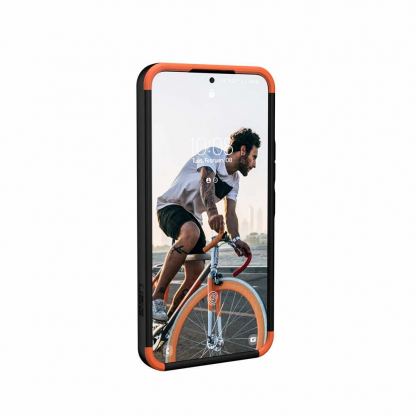 Urban Armor Gear Civilian Case - удароустойчив хибриден кейс за Samsung Galaxy S23 (черен) 7
