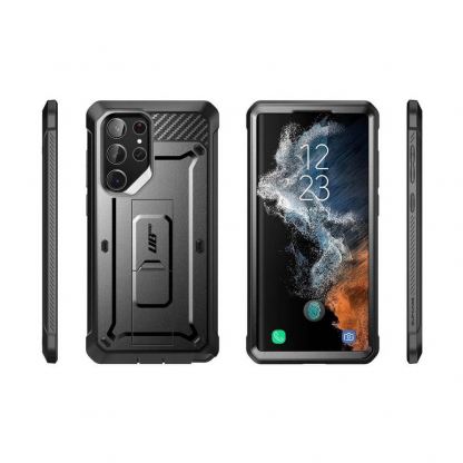 i-Blason SUPCASE Unicorn Beetle Pro Case - удароустойчив хибриден кейс за Samsung Galaxy S23 Ultra (черен) 3