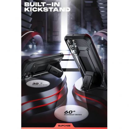 i-Blason SUPCASE Unicorn Beetle Pro Case - удароустойчив хибриден кейс за Samsung Galaxy S23 Ultra (черен) 4
