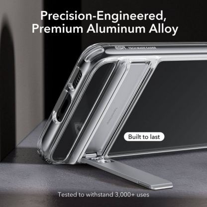 ESR Air Shield Boost Case - удароустойчив хибриден кейс с вградена поставка за Samsung Galaxy S23 (прозрачен) 3