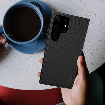 Nillkin Super Frosted Shield Pro Case - хибриден  удароустойчив кейс за Samsung Galaxy S23 Ultra (черен) 6