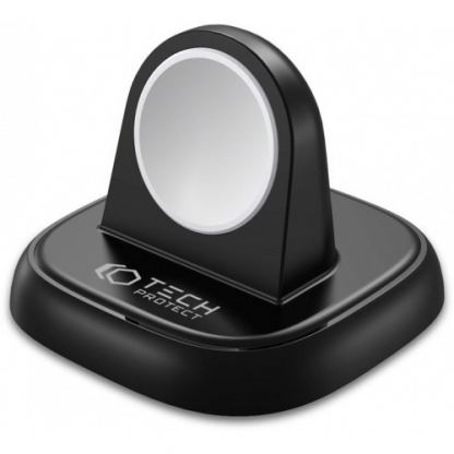 Tech-Protect QI3W-IW3 Apple Watch Charger - преносима поставка (пад) за зареждане на Apple Watch (черен) 2