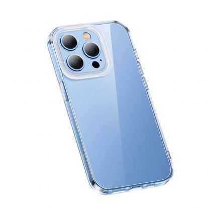 Baseus Illusion Hybrid Protection Set - хибриден удароустойчив кейс и стъклено защитно покритие за дисплея на iPhone 14 Pro Max (прозрачен) 6