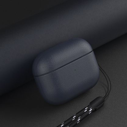 Dux Ducis AirPods Pro 2 Plen Serires Premium Case - силиконов (TPU) калъф с връзка за ръка за Apple AirPods Pro 2, AirPods Pro (тъмносин) 5