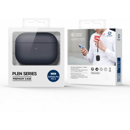 Dux Ducis AirPods Pro 2 Plen Serires Premium Case - силиконов (TPU) калъф с връзка за ръка за Apple AirPods Pro 2, AirPods Pro (тъмносин) 12