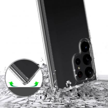Tech-Protect Hybrid Case - хибриден удароустойчив кейс за Samsung Galaxy S23 Ultra (прозрачен)  4
