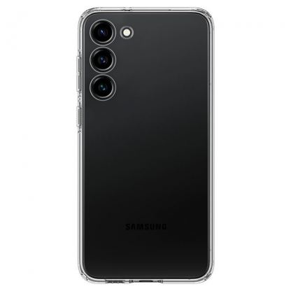 Spigen Liquid Crystal Case - тънък силиконов (TPU) калъф за Samsung Galaxy S23 (прозрачен)  2