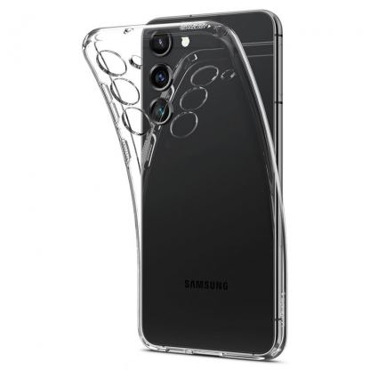Spigen Liquid Crystal Case - тънък силиконов (TPU) калъф за Samsung Galaxy S23 (прозрачен)  6