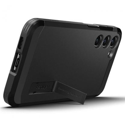 Spigen Tough Armor Case - хибриден кейс с най-висока степен на защита за Samsung Galaxy S23 Plus (черен) 2
