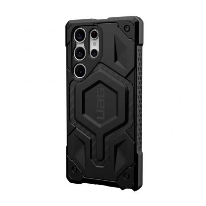 Urban Armor Gear Monarch Pro Case - удароустойчив хибриден кейс за Samsung Galaxy S23 Ultra (черен-карбон) 2
