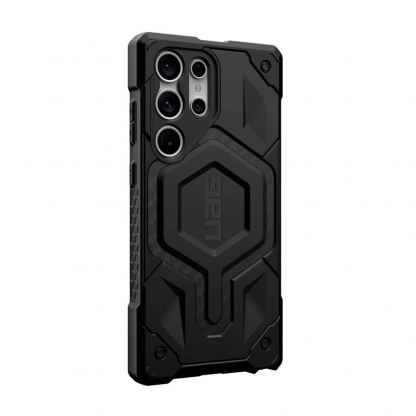 Urban Armor Gear Monarch Pro Case - удароустойчив хибриден кейс за Samsung Galaxy S23 Ultra (черен-карбон) 3