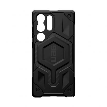 Urban Armor Gear Monarch Pro Case - удароустойчив хибриден кейс за Samsung Galaxy S23 Ultra (черен-карбон) 8