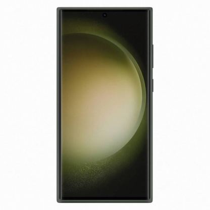 Samsung Silicone Cover Case EF-PS918TGE- оригинален силиконов кейс за Samsung Galaxy S23 Ultra (тъмнозелен) 2