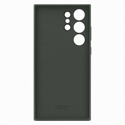 Samsung Silicone Cover Case EF-PS918TGE- оригинален силиконов кейс за Samsung Galaxy S23 Ultra (тъмнозелен) 6