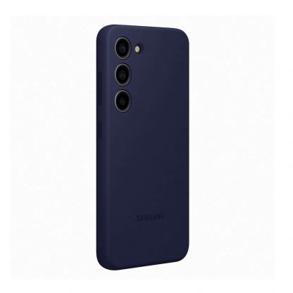 Samsung Silicone Cover Case EF-PS911TNE - оригинален силиконов кейс за Samsung Galaxy S23 (тъмносин) 3