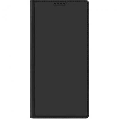 Dux Ducis Skin Pro Case - кожен калъф с поставка и отделение за кр. карти за Samsung Galaxy S23 Ultra (черен) 10