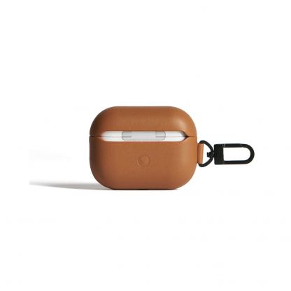 Mujjo Echelon Leather Case - кожен (ествествена кожа) кейс за Apple Airpods Pro 2 (кафяв) 6