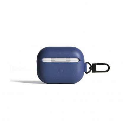 Mujjo Echelon Leather Case - кожен (естествена кожа) кейс за Apple Airpods Pro 2 (син) 6