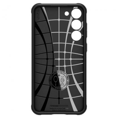 Spigen Rugged Armor Case - тънък качествен силиконов (TPU) калъф за Samsung Galaxy S23 (черен) 3