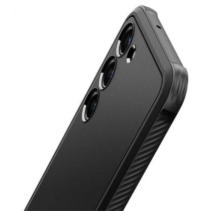 Spigen Rugged Armor Case - тънък качествен силиконов (TPU) калъф за Samsung Galaxy S23 (черен) 11