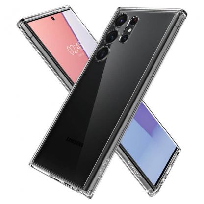 Spigen Ultra Hybrid Case - хибриден кейс с висока степен на защита за Samsung Galaxy S23 Ultra (прозрачен) 9