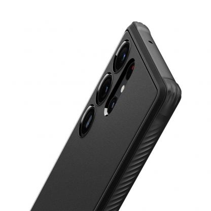 Spigen Rugged Armor Case - тънък качествен силиконов (TPU) калъф за Samsung Galaxy S23 Ultra (черен) 9