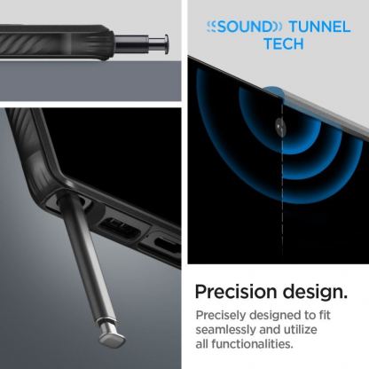 Spigen Rugged Armor Case - тънък качествен силиконов (TPU) калъф за Samsung Galaxy S23 Ultra (черен) 13