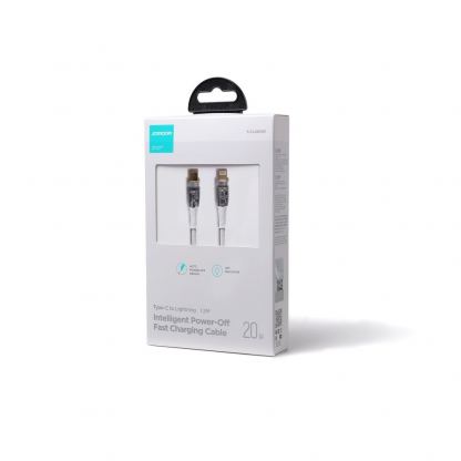 Joyroom Smart Power Off USB-C to Lightning Cable PD 20W - USB-C към Lightning кабел за Apple устройства с Lightning порт (120 см) (бял) 3