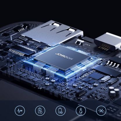 Joyroom 15W Fast Charging Power Bank 20000 mAh - преносима външна батерия с USB-C порт, и 2xUSB-A изхода (черен) 9