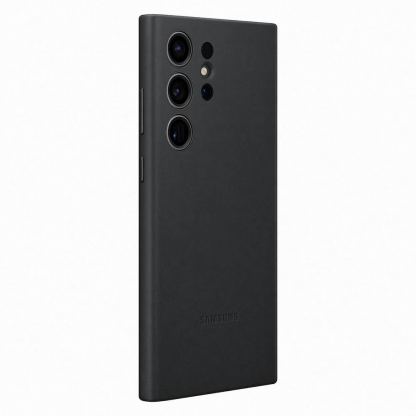 Samsung Leather Cover EF-VS918LB - оригинален кожен кейс (естествена кожа) за Samsung Galaxy S23 Ultra (черен) 3