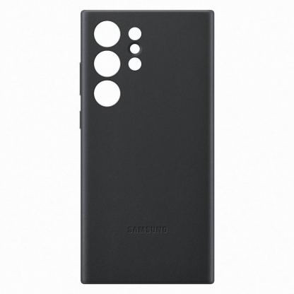 Samsung Leather Cover EF-VS918LB - оригинален кожен кейс (естествена кожа) за Samsung Galaxy S23 Ultra (черен) 4