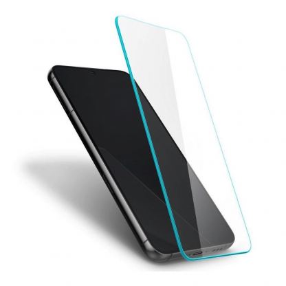 Spigen Tempered Glass GLAS.tR Slim - най-висок клас стъклено защитно покритие за дисплея на Samsung Galaxy S23 (прозрачен) 4