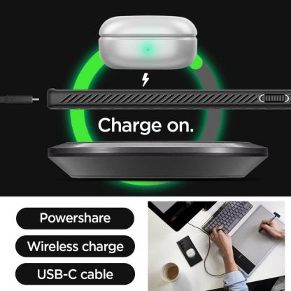 Spigen Liquid Air Case - силиконов (TPU) калъф с висока степен на защита за Samsung Galaxy S23 Ultra (черен) 15