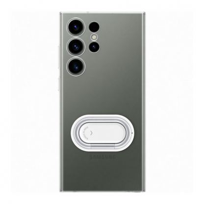 Samsung Clear Gadget Cover EF-XS918CT оригинален поликарбонатов кейс с поставка за Samsung Galaxy S23 Ultra (прозрачен) 2