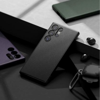 Ringke Onyx Case - силиконов (TPU) калъф за Samsung Galaxy S23 Ultra (черен) 5