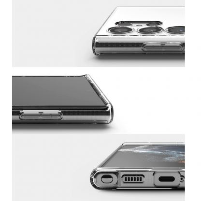 Ringke Air Case - силиконов (TPU) калъф за Samsung Galaxy S23 Ultra (прозрачен) 8