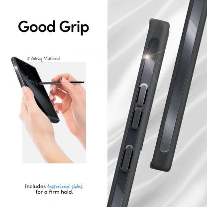 Spigen Cyrill Color Brick Case - силиконов (TPU) калъф с висока степен на защита за Samsung Galaxy S23 Ultra (сив) 9