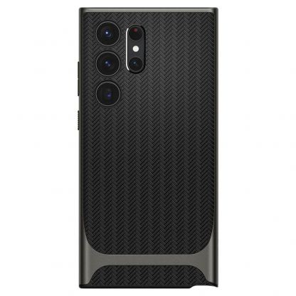 Spigen Neo Hybrid Case - хибриден кейс с висока степен на защита за Samsung Galaxy S23 Ultra (сив) 2