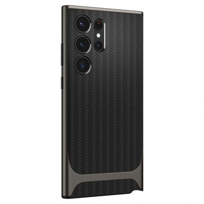 Spigen Neo Hybrid Case - хибриден кейс с висока степен на защита за Samsung Galaxy S23 Ultra (сив) 6