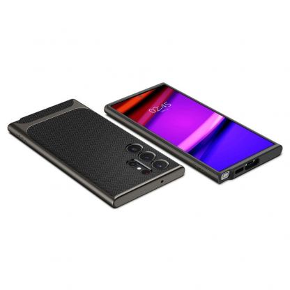 Spigen Neo Hybrid Case - хибриден кейс с висока степен на защита за Samsung Galaxy S23 Ultra (сив) 7