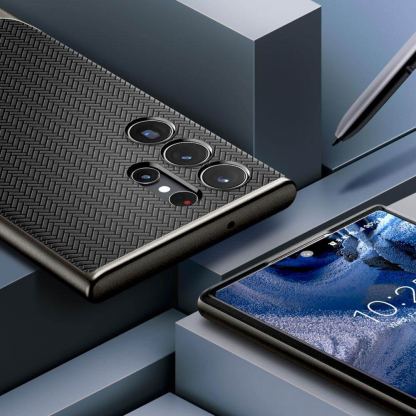 Spigen Neo Hybrid Case - хибриден кейс с висока степен на защита за Samsung Galaxy S23 Ultra (сив) 10
