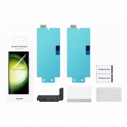 Samsung Screen Protector EF-US918CTEGWW - оригинално защитно покритие за дисплея на Samsung Galaxy S23 Ultra (2 броя) (прозрачно) 4