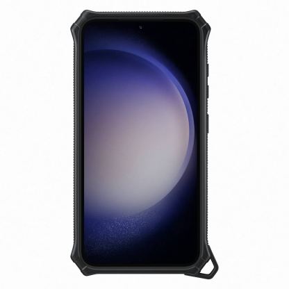 Samsung Rugged Gadget Cover EF-RS916CBEGWW - оригинален хибриден кейс със слот за карти и вградена поставка за Samsung Galaxy S23 Plus (черен-сив)  9