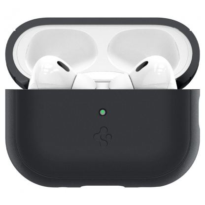 Spigen AirPods Pro 2 Silicone Fit Case - силиконов калъф с връзка за ръка за Apple AirPods Pro 2 (черен) 8
