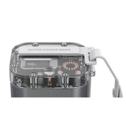 4smarts Power Bank Lucid Ultra 40000 mAh 100W - външна батерия с 2xUSB-A, 2xUSB-C и технология за бързо зареждане (черен) 10